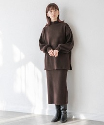 LOWRYS FARM | ７Ｇワイドリブセットアップ　924719(ワンピース)