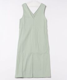 KOBE LETTUCE | フェイクウールVネックバックスリットジャンスカ(ジャンパースカート)