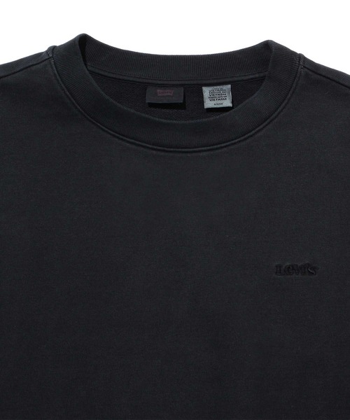 Levi's(リーバイス)の「MELROSE SLOUCHY CREW ULTRA SOFT CAVIAR GARMENT DYE(スウェット・レディース・ブラック・XS/S/M)」の3枚目の写真