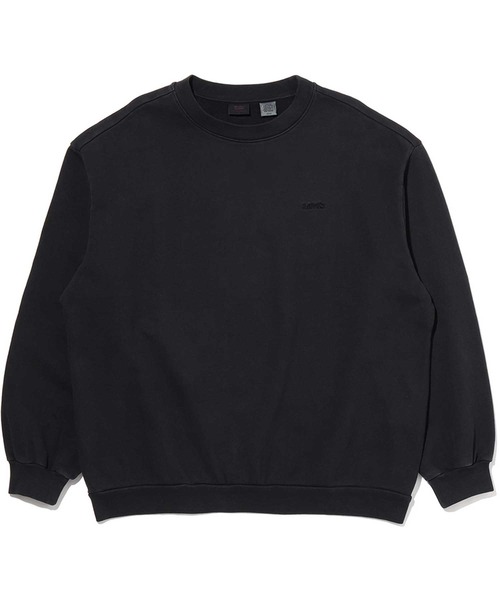 Levi's(リーバイス)の「MELROSE SLOUCHY CREW ULTRA SOFT CAVIAR GARMENT DYE(スウェット・レディース・ブラック・XS/S/M)」の16枚目の写真