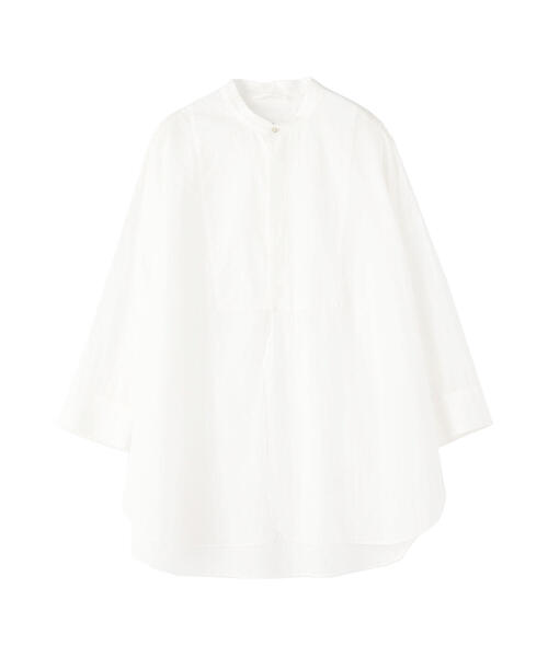 GALERIE VIE◆インドコットンボザムシャツ/36/コットン/NVY/23-01-12-01331 GALERIE VIE（ギャルリー ヴィー）の「インドコットン