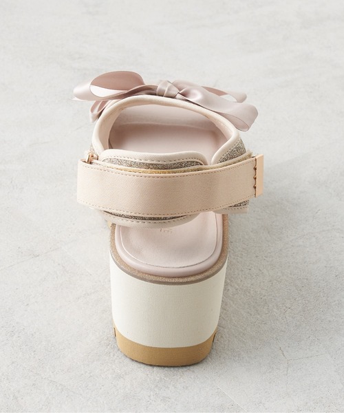 OLIVE des OLIVE（オリーブデオリーブ）の「ダブルリボンサンダル（サンダル・レディース・ブラック/ピンク系その他/ゴールド系その他・SMALL/MEDIUM/LARGE）」の6枚目の写真