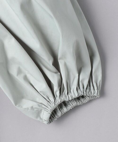 VONDEL（フォンデル）の「＜VONDEL（フォンデル）＞Vネック ギャザースリーブ ブラウス（シャツ/ブラウス・レディース・ライトブルー/ブラック・36）」の14枚目の写真