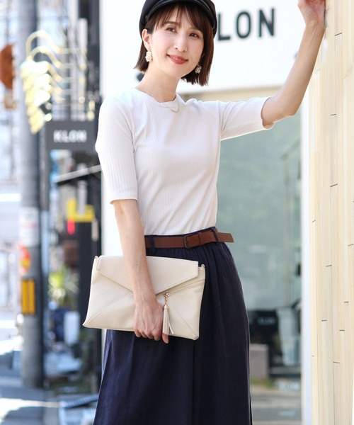 ElegChic(エレグシック)の「リネンミックスワイドパンツ(その他パンツ・レディース・ベージュ/ネイビー/ブラウン・L/M)」の15枚目の写真