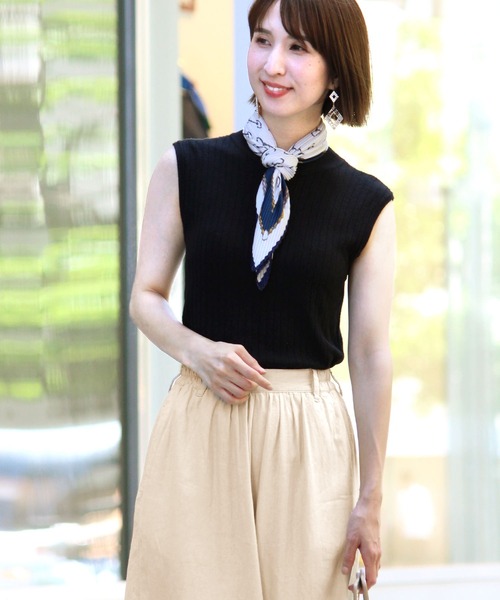 ElegChic(エレグシック)の「リネンミックスワイドパンツ(その他パンツ・レディース・ベージュ/ネイビー/ブラウン・L/M)」の19枚目の写真