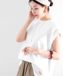 Java | 《JaVaジャバ コラボ》ふわり柔らか♪USAコットン&パイル地ノースリーブトップス(タンクトップ)