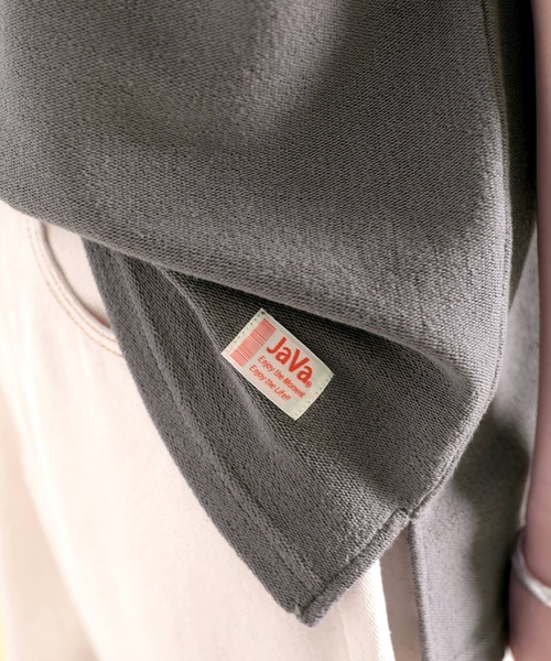 Java（ジャバ）の「《JaVaジャバ コラボ》ふわり柔らか♪USAコットン&パイル地ノースリーブトップス（タンクトップ・レディース・ホワイト/ブラック/グレー/グレイッシュベージュ・MEDIUM/LARGE/X-LARGE）」の13枚目の写真