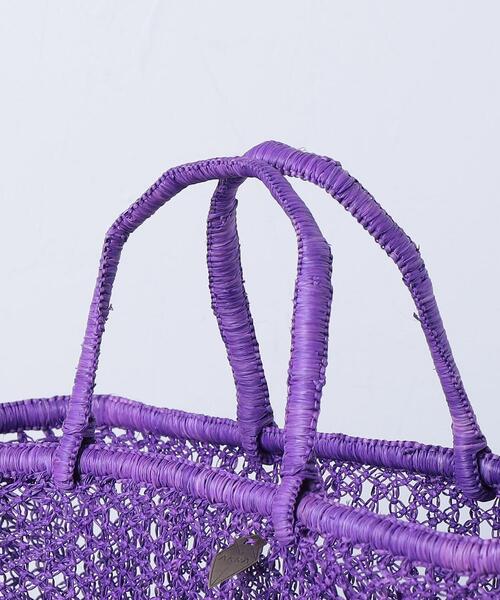 AKRA（アクラ）の「＜AKRA（アクラ）＞TATA バッグ（かごバッグ・レディース・パープル・FREE）」の10枚目の写真