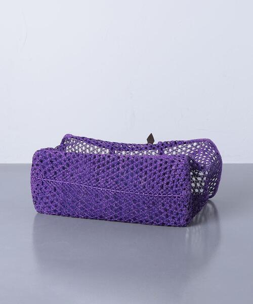 AKRA（アクラ）の「＜AKRA（アクラ）＞TATA バッグ（かごバッグ・レディース・パープル・FREE）」の8枚目の写真