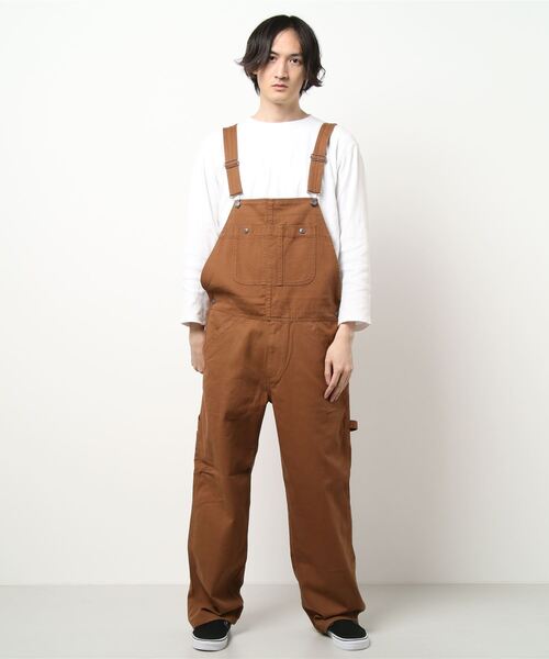 FREE GATE（フリーゲート）の「【WEB限定販売】フリーゲート/FREEGATE カツラギオーバーオール（サロペット/オーバーオール・メンズ・ブラウン/アイボリー/ブラック・X-LARGE/LARGE/MEDIUM）」の6枚目の写真