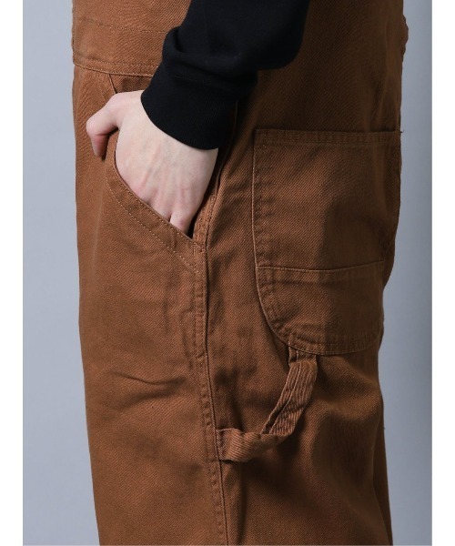 FREE GATE（フリーゲート）の「【WEB限定販売】フリーゲート/FREEGATE カツラギオーバーオール（サロペット/オーバーオール・メンズ・ブラウン/アイボリー/ブラック・X-LARGE/LARGE/MEDIUM）」の8枚目の写真