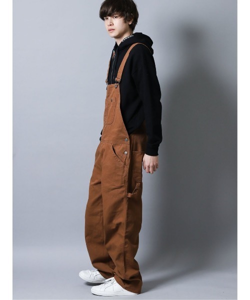 FREE GATE（フリーゲート）の「【WEB限定販売】フリーゲート/FREEGATE カツラギオーバーオール（サロペット/オーバーオール・メンズ・ブラウン/アイボリー/ブラック・X-LARGE/LARGE/MEDIUM）」の10枚目の写真