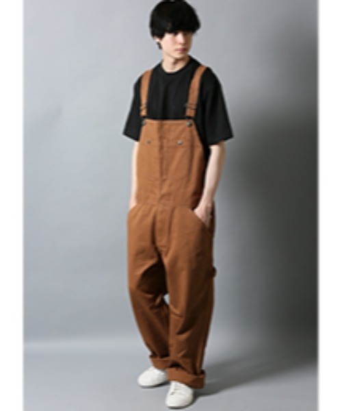 FREE GATE（フリーゲート）の「【WEB限定販売】フリーゲート/FREEGATE カツラギオーバーオール（サロペット/オーバーオール・メンズ・ブラウン/アイボリー/ブラック・X-LARGE/LARGE/MEDIUM）」の17枚目の写真