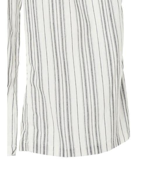 koe（コエ）の「ストライプコットンワイドパンツ*（その他パンツ・レディース・ホワイト/ブラック/ベージュ/カーキ/モカ・FREE）」の8枚目の写真