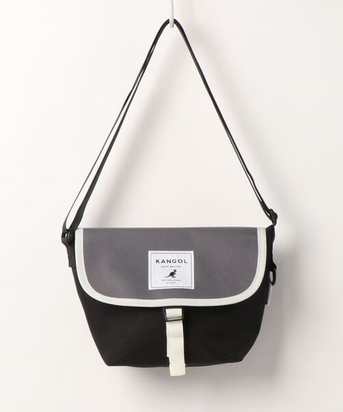 KANGOL（カンゴール）の「【 KANGOL / カンゴール 】 ワンバックルミニメッセンジャーバッグ（メッセンジャーバッグ・メンズ・ブラック/ベージュ/チャコールグレー×ブラック・FREE）」の9枚目の写真