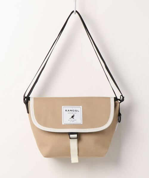KANGOL（カンゴール）の「【 KANGOL / カンゴール 】 ワンバックルミニメッセンジャーバッグ（メッセンジャーバッグ・メンズ・ブラック/ベージュ/チャコールグレー×ブラック・FREE）」の8枚目の写真