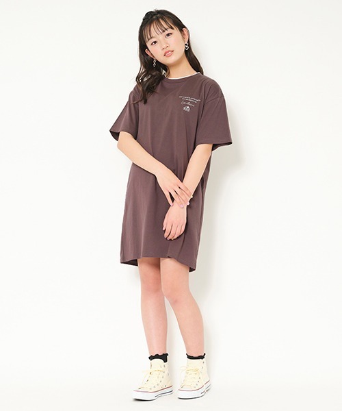 バックフォト半袖tシャツワンピース ワンピース Lovetoxic ラブトキシック のファッション通販 Zozotown