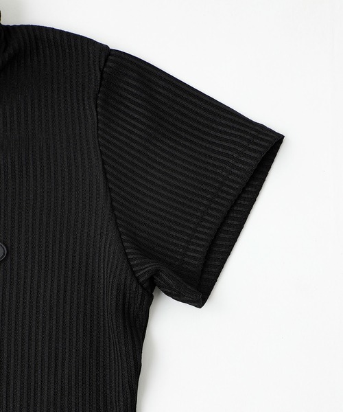 X-girl（エックスガール）の「BABY POLO SHIRT（ポロシャツ・レディース・ライトブルー/ブラック/オレンジ・S/M）」の11枚目の写真