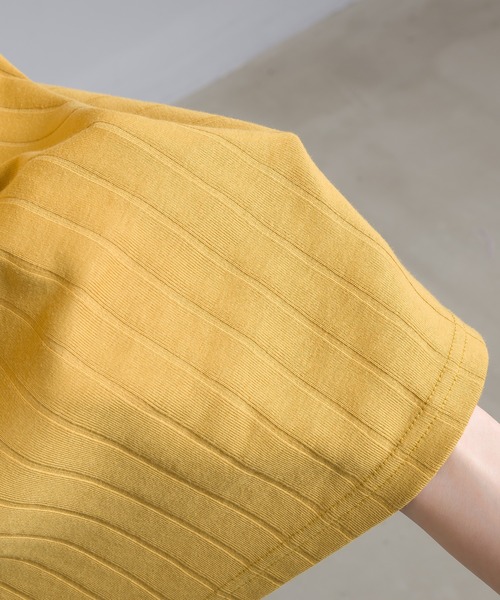 OMNES Another Edition（オムネス アナザーエディション）の「汗染み防止リブノースリーブワンピース（ワンピース・レディース・ブラック/ベージュ/イエロー/ラベンダー・FREE）」の22枚目の写真