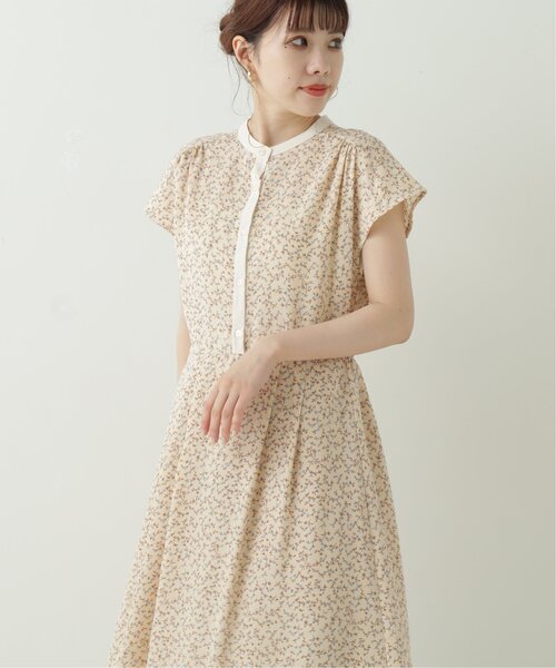 セール 花柄バンドカラーワンピース ワンピース Ray Cassin レイカズン のファッション通販 Zozotown