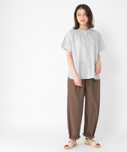 studio CLIP（スタディオクリップ）の「【着が効くナツPANTS】夏の思い出スラウチパンツ（その他パンツ・レディース・ライトグレー/ベージュ/ブラウン/その他1・MEDIUM/LARGE/X-LARGE/XXX-LARGE/XX-LARGE）」の9枚目の写真