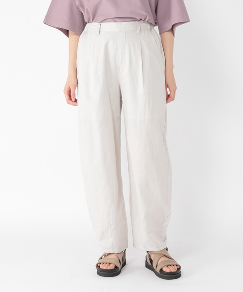 studio CLIP（スタディオクリップ）の「【着が効くナツPANTS】夏の思い出スラウチパンツ（その他パンツ・レディース・ライトグレー/ベージュ/ブラウン/その他1・MEDIUM/LARGE/X-LARGE/XXX-LARGE/XX-LARGE）」の13枚目の写真