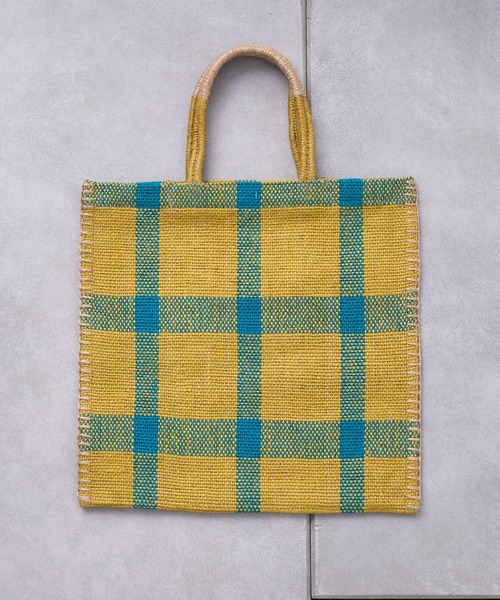 PUAL CE CIN（ピュアルセシン）の「【TARANGO JUTE】ジュートチェックトートバッグ（トートバッグ・レディース・その他1/その他2・FREE）」の15枚目の写真