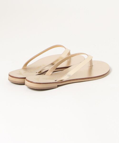 SHENERY（シーナリー）の「(NICOLAS LAINAS/ニコラスライナス)フラットサンダル（サンダル・レディース・シルバー/ゴールド・38/36/37）」の3枚目の写真