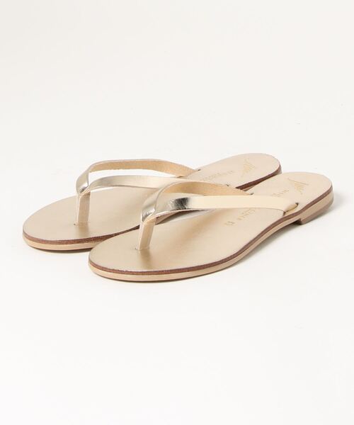 SHENERY（シーナリー）の「(NICOLAS LAINAS/ニコラスライナス)フラットサンダル（サンダル・レディース・シルバー/ゴールド・38/36/37）」の6枚目の写真