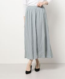 earth music&ecology | 楊柳クレープフレアスカート ＊(スカート)