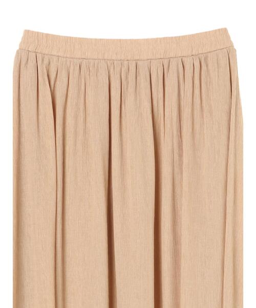 earth music&ecology（アースミュージックアンドエコロジー）の「楊柳クレープフレアスカート ＊（スカート・レディース・ベージュ/ブラウン/ミント/ホワイト系その他2・FREE）」の11枚目の写真