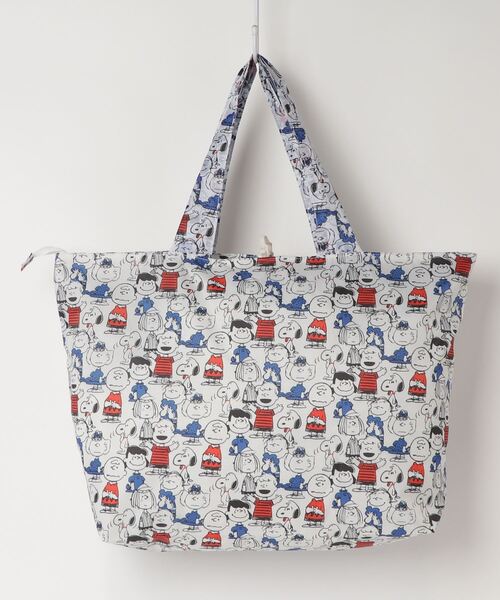 PEANUTS(ピーナッツ)の「【 PEANUTS / ピーナッツ 】スヌーピー ビッグトートバッグ 2770140123 KBI(トートバッグ・レディース・ホワイト/ブラック/ブラウン・FREE)」の7枚目の写真