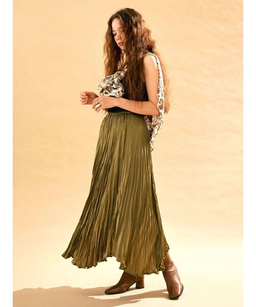 Ungrid（アングリッド）の「ランダムテレコカラータンクトップ（タンクトップ・レディース・ブラック/ブルー/アイボリー/キャメル・FREE）」の5枚目の写真