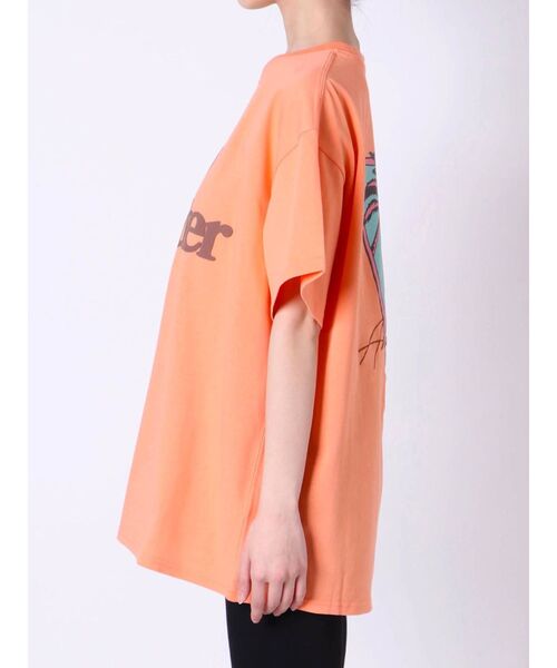 jouetie（ジュエティ）の「レトロ BIG Tシャツ（Tシャツ/カットソー・レディース・オフホワイト/ブラック・MEDIUM）」の13枚目の写真