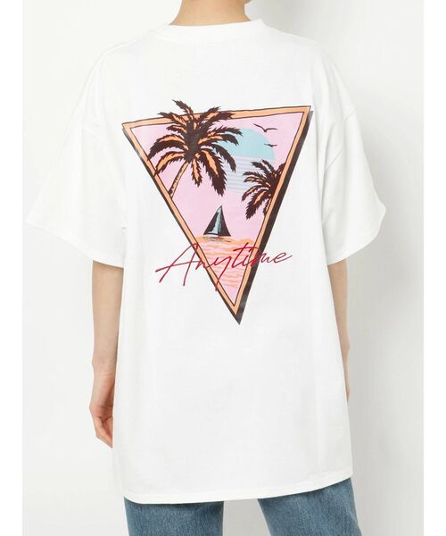 jouetie（ジュエティ）の「レトロ BIG Tシャツ（Tシャツ/カットソー・レディース・オフホワイト/ブラック・MEDIUM）」の18枚目の写真