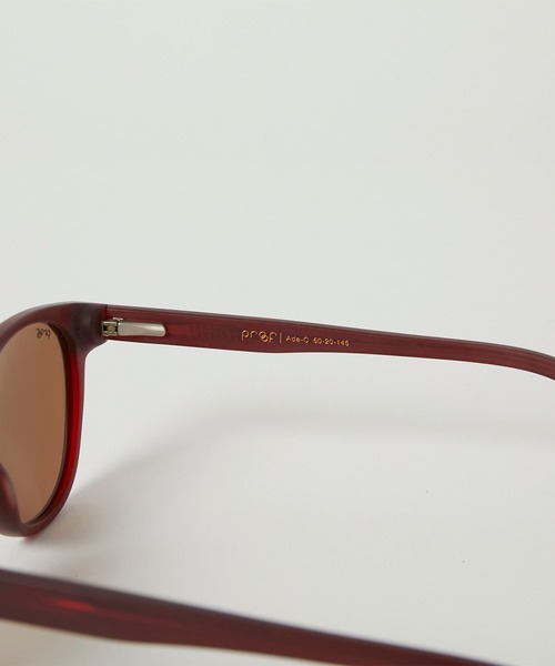 Proof Eyewear（プルーフアイウェア）の「Proof Eyewear/プルーフアイウェア ADA（サングラス・メンズ・ブラック/ブラウン/ワイン・FREE）」の8枚目の写真