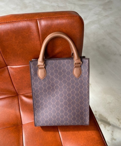 Aunt Marie's（アントマリーズ）の「モノグラムスクエアミニショルダー（ショルダーバッグ・レディース・ベージュ/ブラウン/ブラック・FREE）」の7枚目の写真