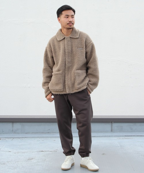 WILD THINGS(ワイルドシングス)の「WILD THINGS/ワイルドシングス フラッフィーボアブルゾン FLUFFY BOA BLOUSON WT21233KY(ブルゾン・メンズ・ナチュラル/ライトベージュ/ブラック・M/L)」の12枚目の写真