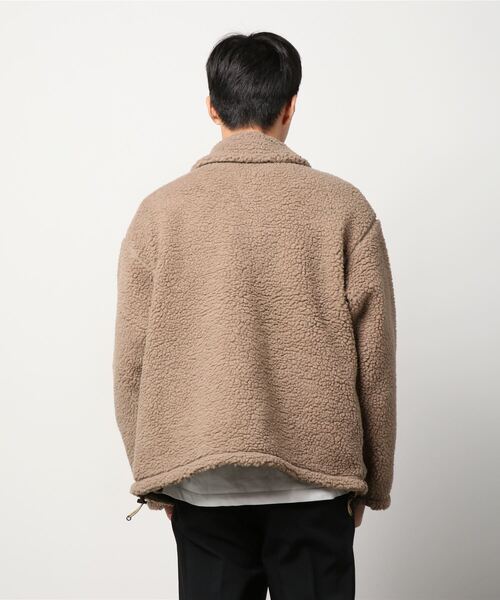 WILD THINGS(ワイルドシングス)の「WILD THINGS/ワイルドシングス フラッフィーボアブルゾン FLUFFY BOA BLOUSON WT21233KY(ブルゾン・メンズ・ナチュラル/ライトベージュ/ブラック・M/L)」の20枚目の写真