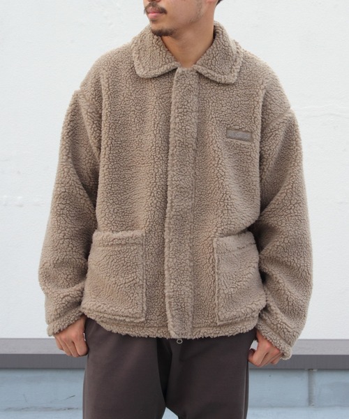 フリークスストア  WILDTHINGSコラボ　ボアブルゾン コラボ】 ワイルドシングス x フリークスストア ボア フリース