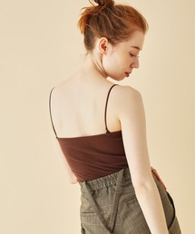 MADEMOISELLE ROPE' | <取り外し可能ストラップ付き>ベアトップ(Tシャツ/カットソー)