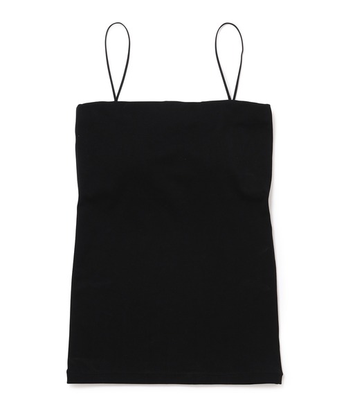 MADEMOISELLE ROPE'（マドモアゼル ロペ）の「<取り外し可能ストラップ付き>ベアトップ（Tシャツ/カットソー・レディース・ホワイト/ブラック/ダークブラウン・38）」の3枚目の写真