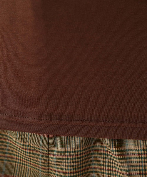 MADEMOISELLE ROPE'（マドモアゼル ロペ）の「<取り外し可能ストラップ付き>ベアトップ（Tシャツ/カットソー・レディース・ホワイト/ブラック/ダークブラウン・38）」の10枚目の写真