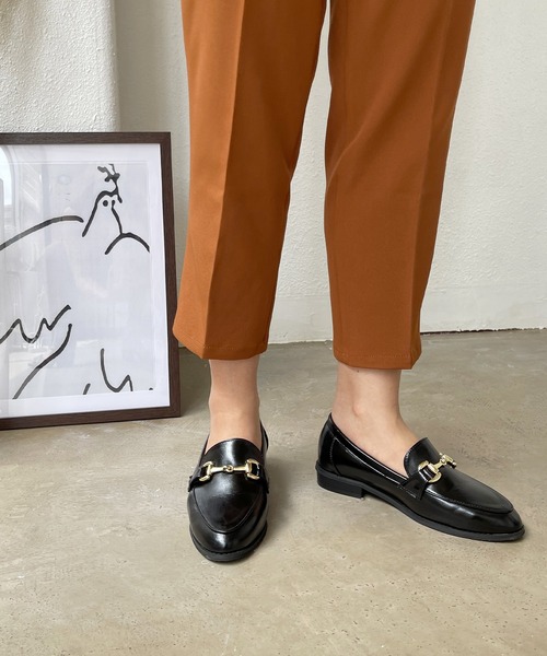 Shelly island(シェリーアイランド)の「ハイウエストテーパードパンツ(その他パンツ・レディース・ブラック/ダークグリーン/テラコッタ・FREE)」の22枚目の写真