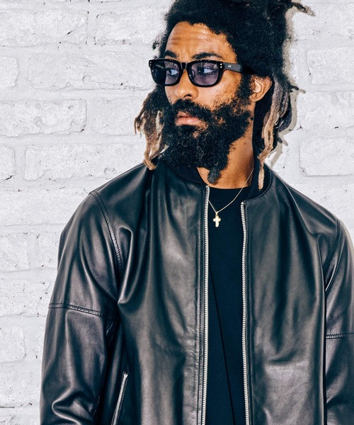 CRIMIE（クライミー）の「LAMB LEATHER TRACK JACKET（ライダースジャケット・メンズ・ブラック・XL/XXL/S/L/M）」の9枚目の写真