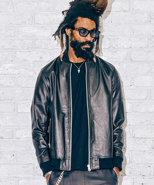 CRIMIE（クライミー）の「LAMB LEATHER TRACK JACKET（ライダースジャケット・メンズ・ブラック・XL/XXL/S/L/M）」の10枚目の写真