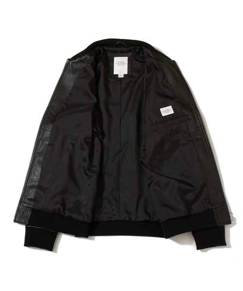 CRIMIE（クライミー）の「LAMB LEATHER TRACK JACKET（ライダースジャケット・メンズ・ブラック・XL/XXL/S/L/M）」の5枚目の写真