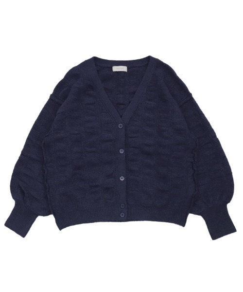 select MOCA（セレクトモカ）の「シャーリングデザインオーバーカーディガン（カーディガン/ボレロ・レディース・ベージュ/ブラウン/ネイビー・FREE）」の6枚目の写真
