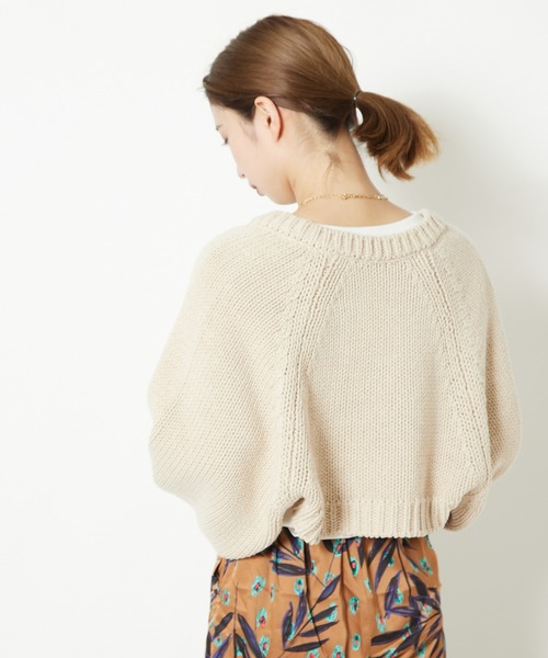 CIAOPANIC（チャオパニック）の「ニットボレロTシャツセット/セットアイテム（ニット/セーター・レディース・アイボリー/ブラック/グリーン・FREE）」の16枚目の写真