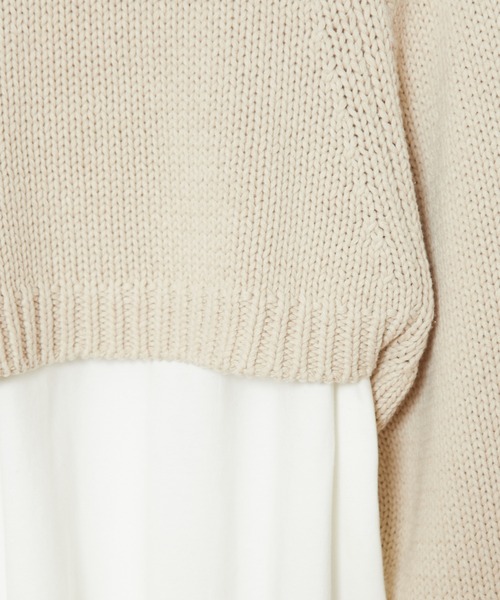 CIAOPANIC（チャオパニック）の「ニットボレロTシャツセット/セットアイテム（ニット/セーター・レディース・アイボリー/ブラック/グリーン・FREE）」の6枚目の写真